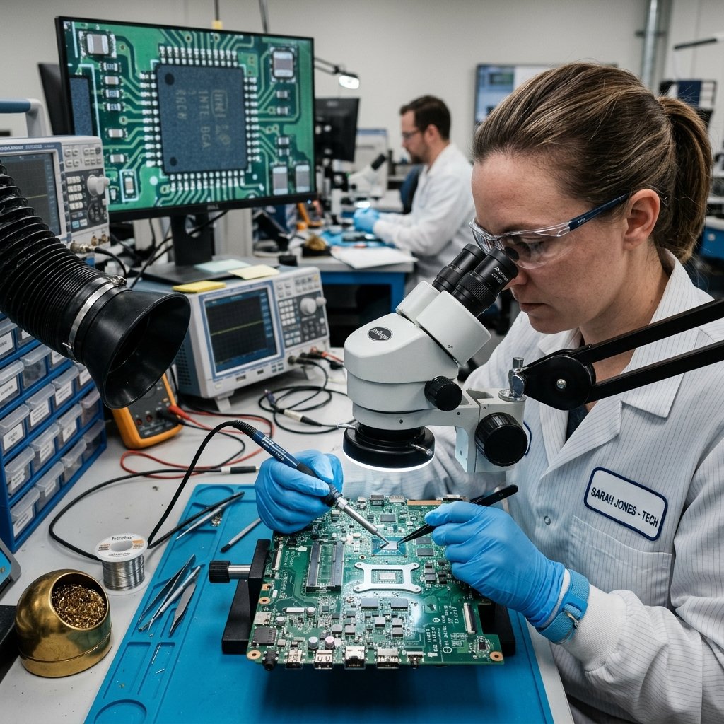 Laptop & Mobile Chip-Level Servicing Internship